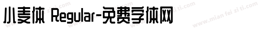 小麦体 Regular字体转换